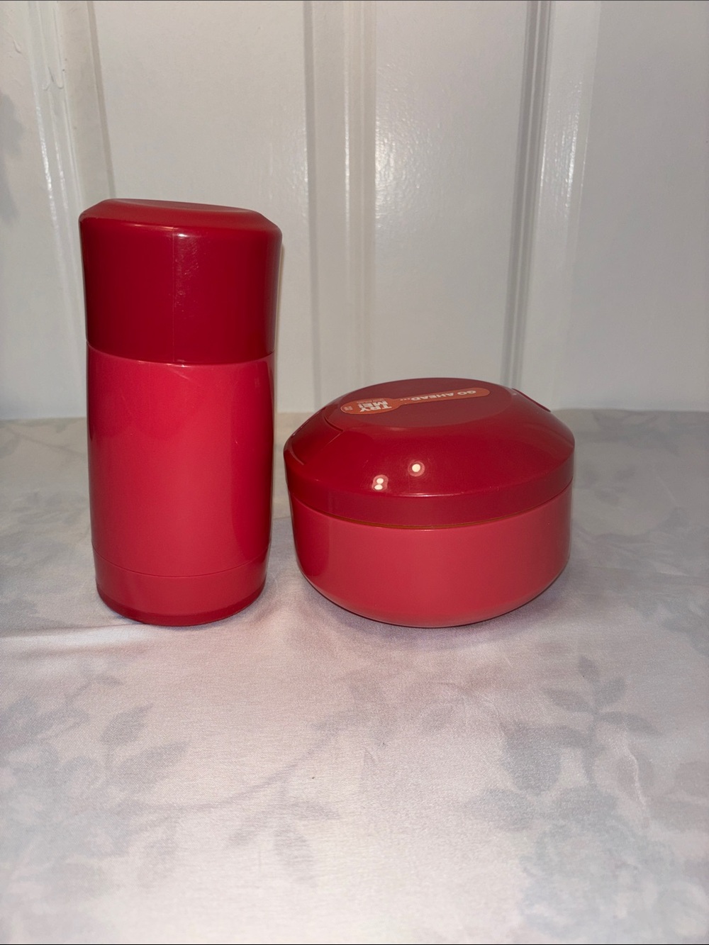Kids Pink Insulated Lunch Container & Travel Mug Set – 2 Piece